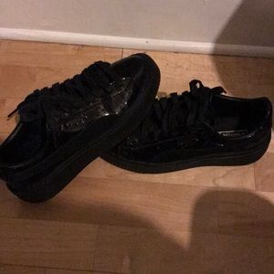 Pleather Platform Puma Kicks